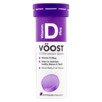 Vitamin D 25Ug - 10 Effervescent Tablets